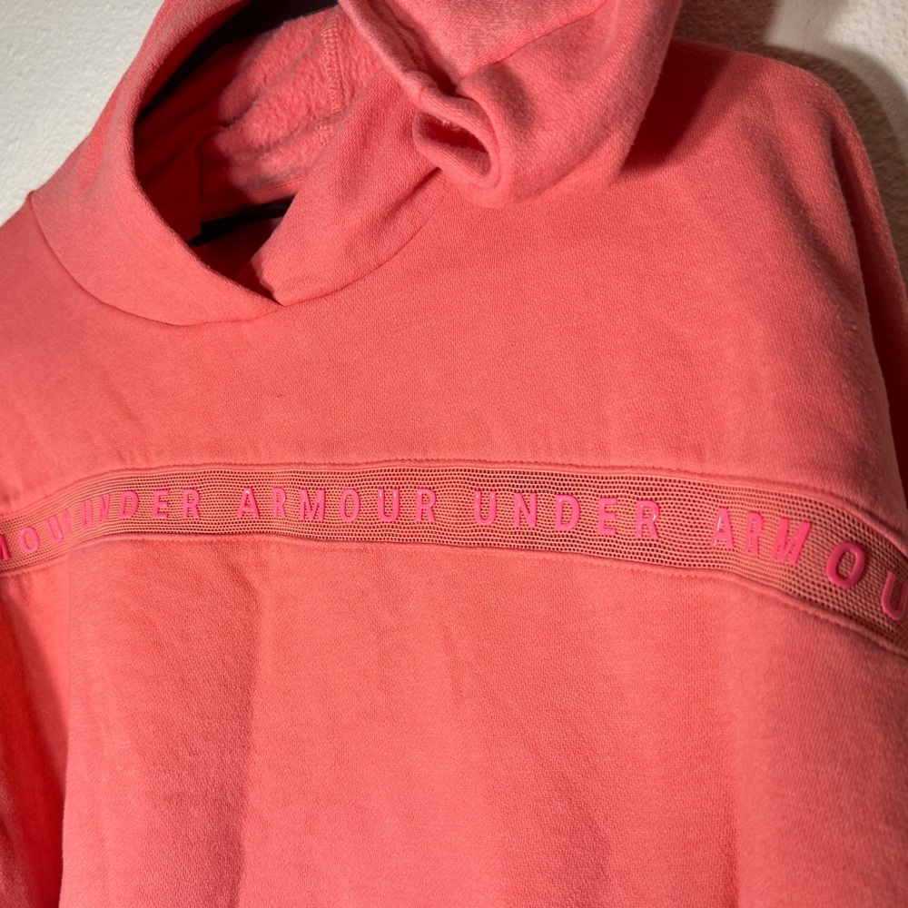 Under Armour Sweatshirt Hoodie
Women's xs Long Sleeve Loose Embosh
Logo Pink - Picture 8 of 8